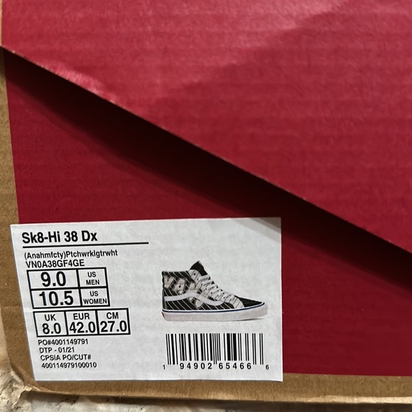 Vans Sk8 hi 38 Dx Anaheim factory patch work - Picture 13 of 13